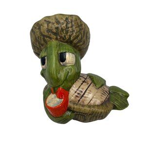 Tiki Tony Luau Louie Cocktail Sippin Chill Beach Turtle Ceramic Tiki Mug